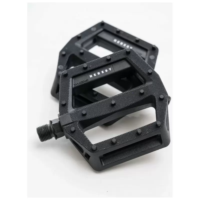 Par de pedales NAILS PC PEDAL 9/16'' Nylon/Acero Negro - image