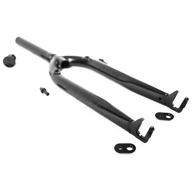 Forcella BMX FORK DESCEND 20'' 0mm Offset Perno 10mm Nero - image