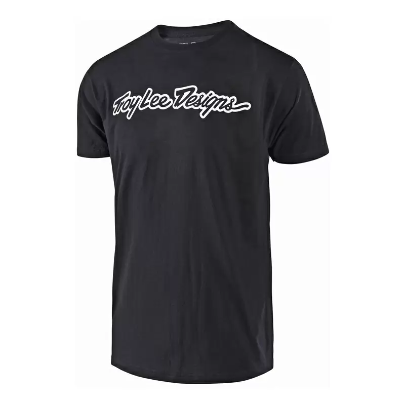 T-shirt noir signature s #1