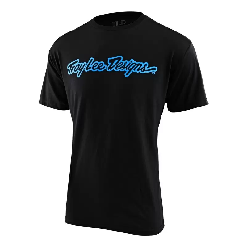 T-shirt SIGNATURE a maniche corte da adulto nero Taglia S #1