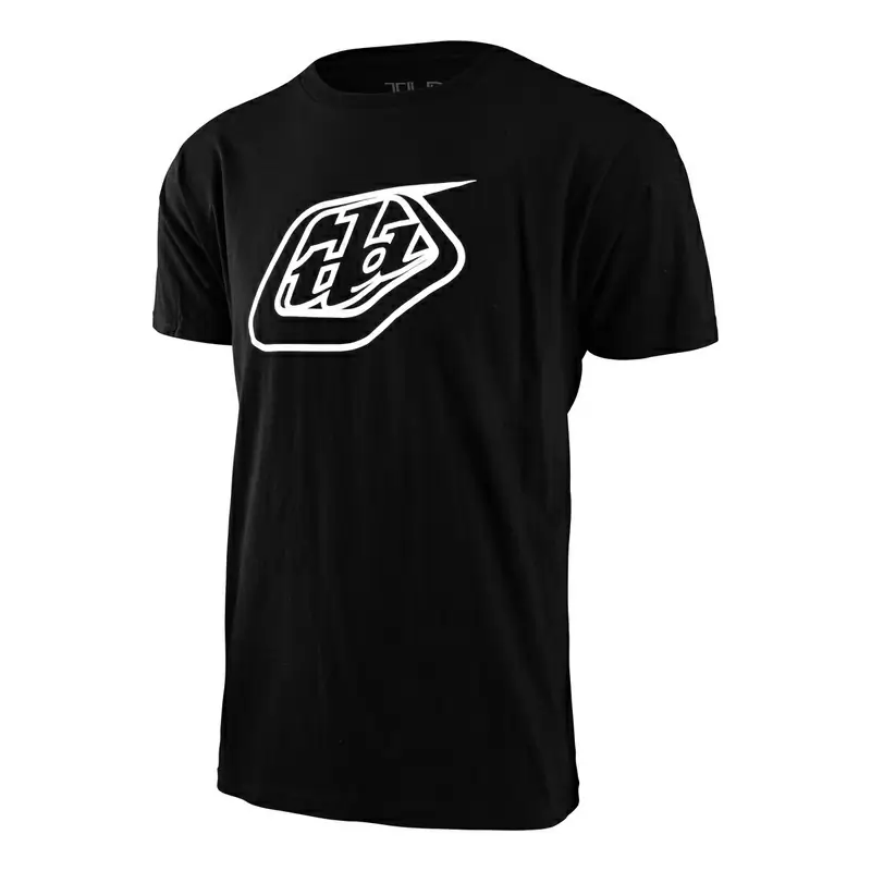 T-shirt BADGE a maniche corte da adulto nero Taglia S #1