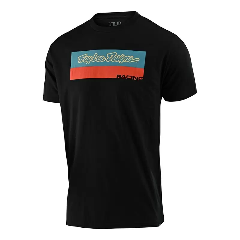 T-shirt TLD Racing Block from adult black size s #1
