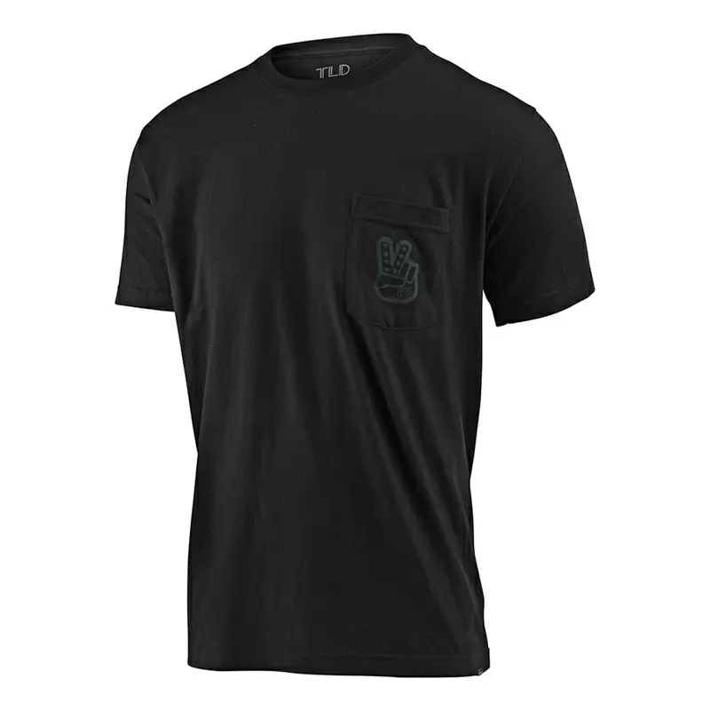 T-shirt TLD PEACE OUT da adulto nero Taglia S #1