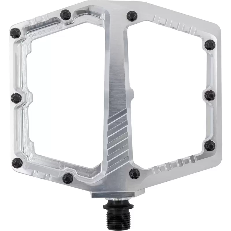 Coppia Pedali Flat Pedal 2.0 Argento Taglia S #1
