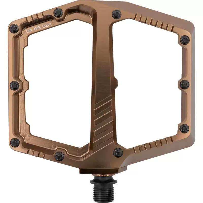 Coppia Pedali Flat Pedal 2.0 Marrone Taglia M #1