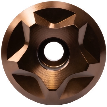 Top Cap 5mm Marrone
