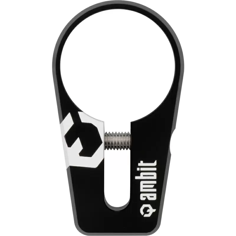 Ambit Posta de sillín ALCHIVO LIGO DE LAVERSE NEGRO DEL NEGRO + LOGO DE LÁSER - image