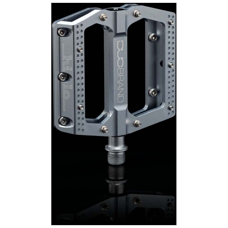 Par de pedales HI-LO CNC PEDAL 9/16'' Aluminio Plata