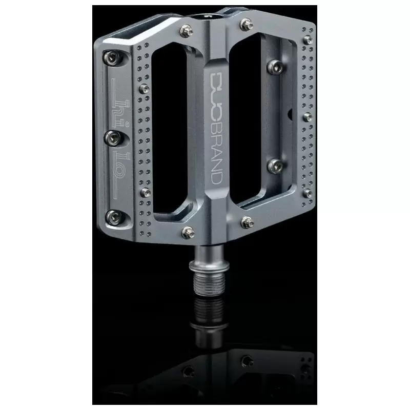 Par de pedales HI-LO CNC PEDAL 9/16'' Aluminio Plata - image