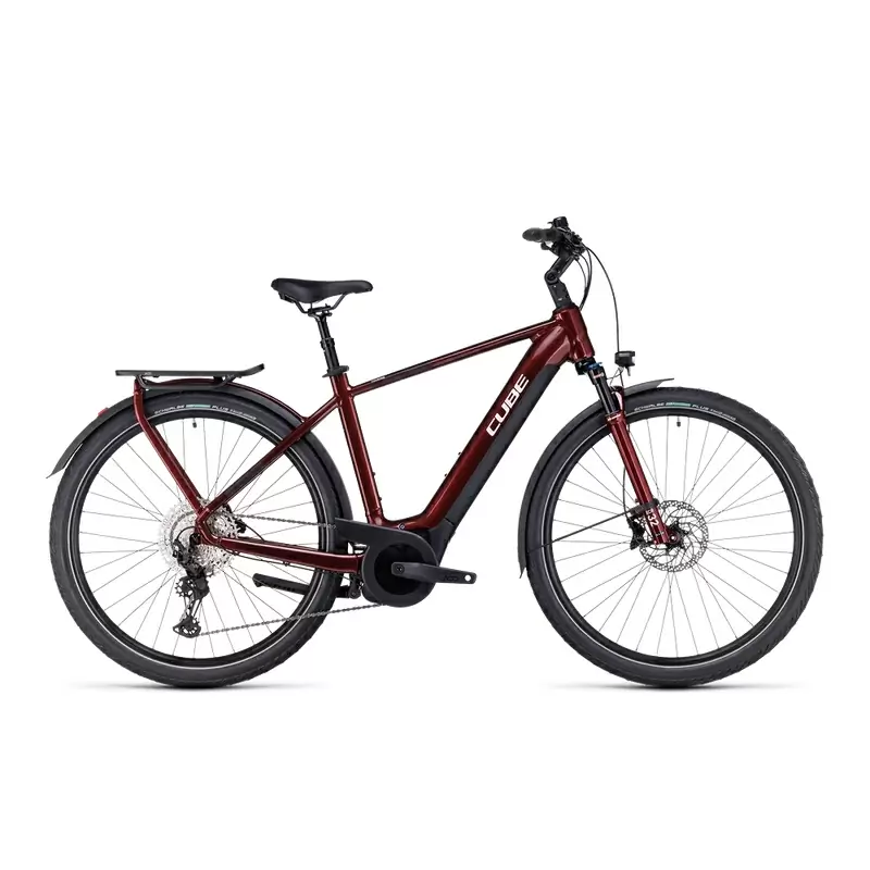 Touring Hybrid EXC 29'' 625Wh Rosso/Bianco 63mm 12v Bosch Performance 2024 Taglia S - image