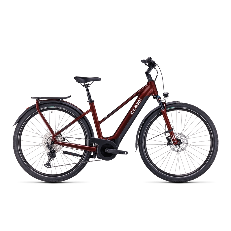 Touring Hybrid EXC Trapeze 29'' 625Wh Red/White 63mm 12v Bosch Performance 2024 Size XS