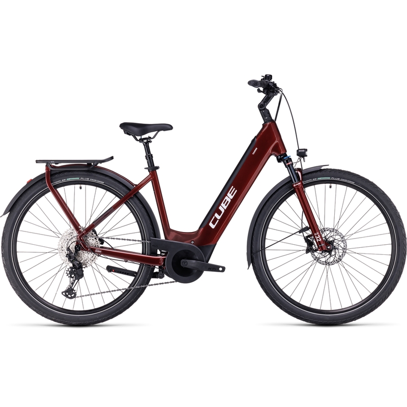 Touring Hybrid EXC Easy Entry 29'' 625Wh Rosso/Bianco 63mm 12v Bosch Performance 2024 Taglia M