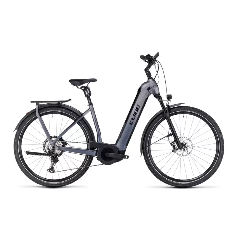 Kathmandu Hybrid SLT Easy Entry 29'' 750Wh Grigio Scuro 100mm 12v Bosch 2024 Taglia S - image