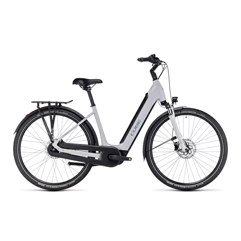 Supreme Hybrid ONE Easy Entry 28'' 500Wh Grigio 50mm 1v Bosch Active Plus 2024 Taglia S - image