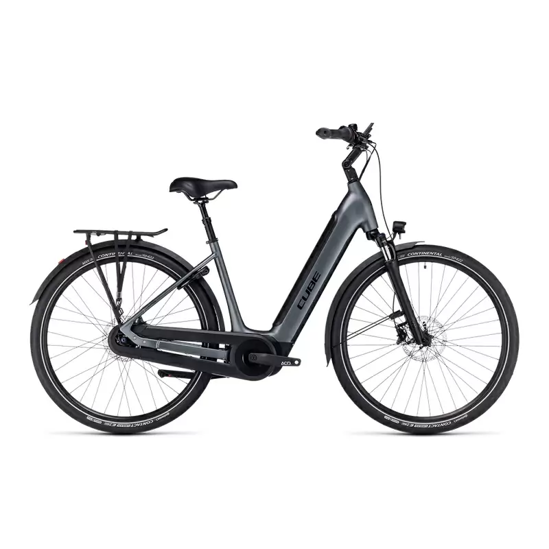 Supreme Hybrid Pro Easy Entry 28'' 500Wh Grigio/Nero 50mm 1v Bosch Performance 2024 Taglia S - image