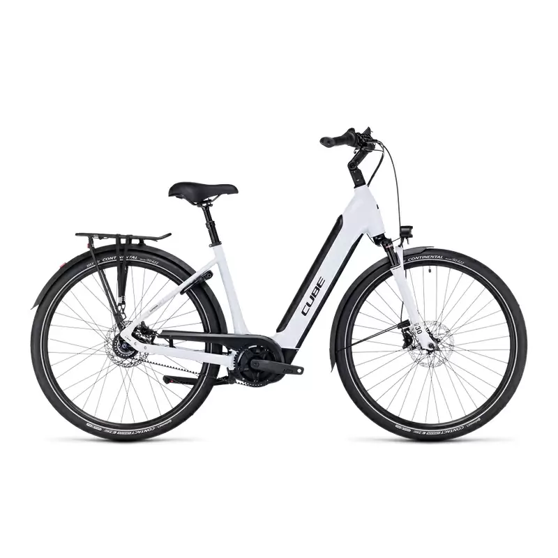 Supreme Hybrid EXC Easy Entry 29'' 500Wh Bianco/Nero 50mm 1v Bosch Active Plus 2024 Taglia S - image