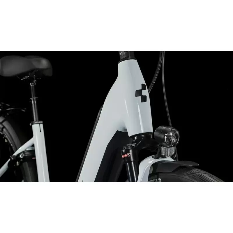 Supreme Hybrid EXC Easy Entry 29'' 500Wh Bianco/Nero 50mm 1v Bosch Active Plus 2024 Taglia S #4