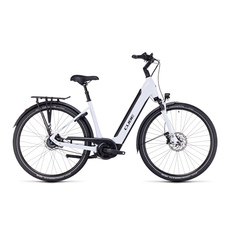 Supreme RT Hybrid EXC Easy Entry 29'' 500Wh Bianco/Nero 50mm 1v Bosch Active Plus 2024 Taglia S