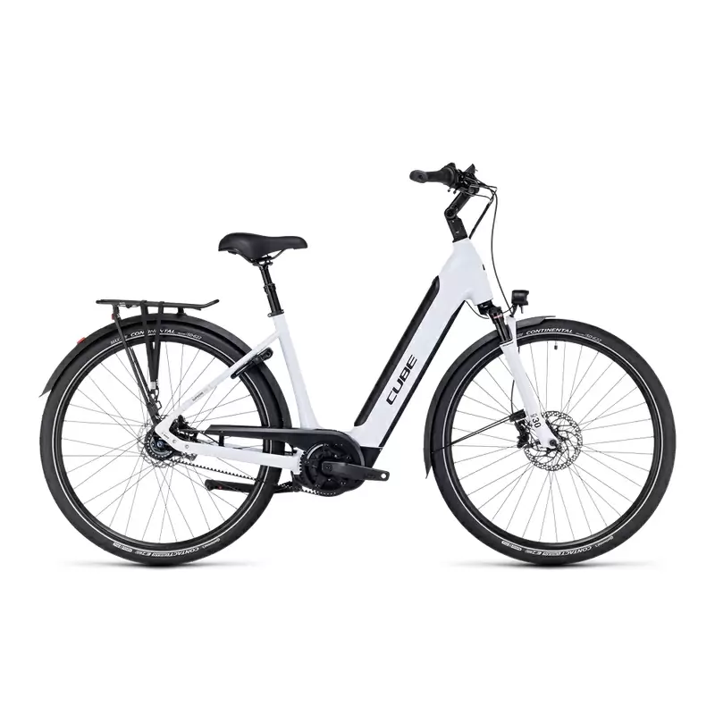 Supreme RT Hybrid EXC Easy Entry 29'' 500Wh Bianco/Nero 50mm 1v Bosch Active Plus 2024 Taglia S - image