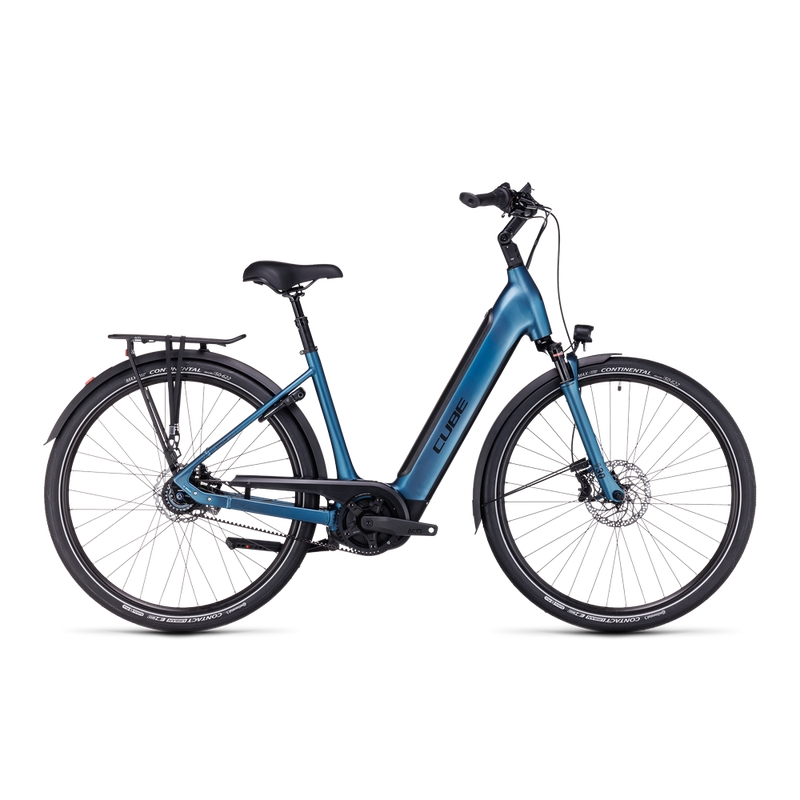 Supreme RT Hybrid EXC Easy Entry 29'' 500Wh Blu/Nero 50mm 1v Bosch Active Plus 2024 Taglia S