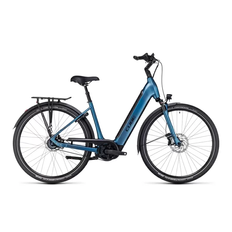 Supreme RT Hybrid EXC Easy Entry 29'' 500Wh Blu/Nero 50mm 1v Bosch Active Plus 2024 Taglia S - image