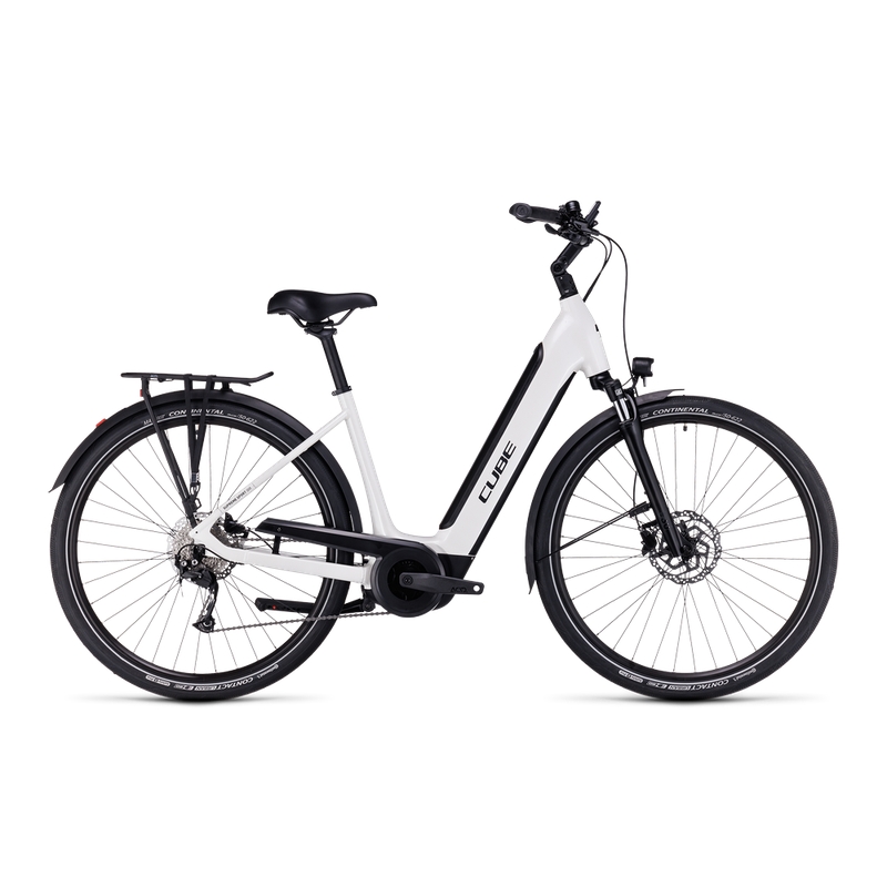 Supreme Sport Hybrid ONE Easy Entry 28'' 500Wh Blanc/Noir 50mm 9v Bosch Performance 2024 Taille S