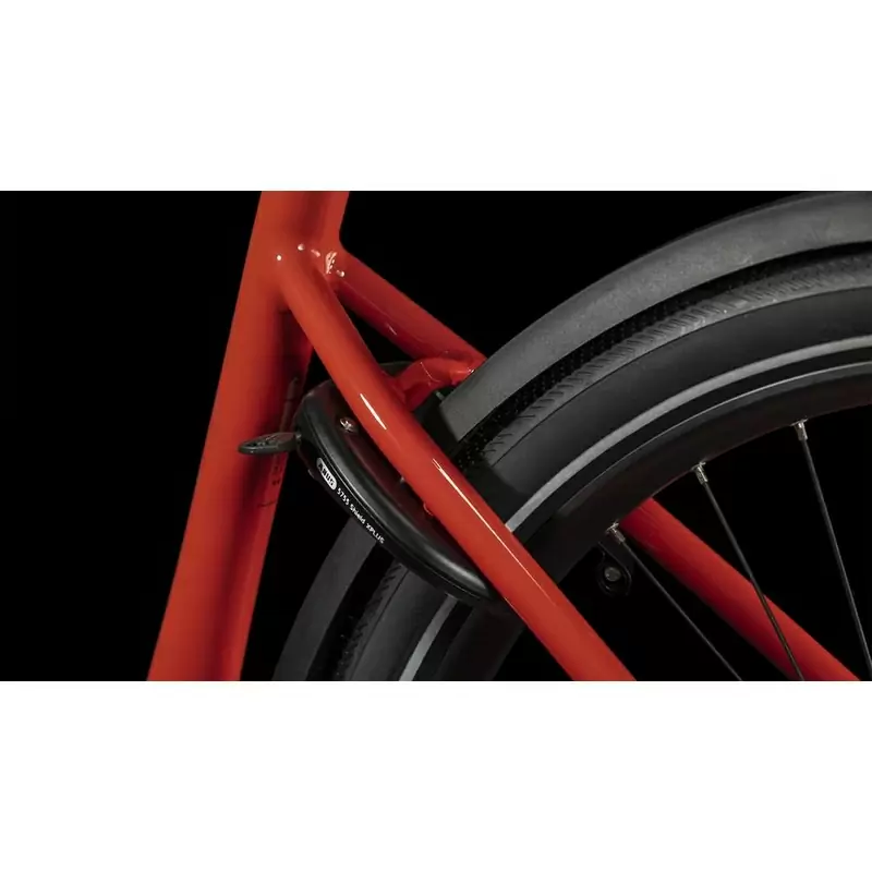 Supreme Sport Hybrid Pro Easy Entry 28'' 500Wh Rosso/Nero 50mm 10v Bosch Performance 2024 Taglia S #3