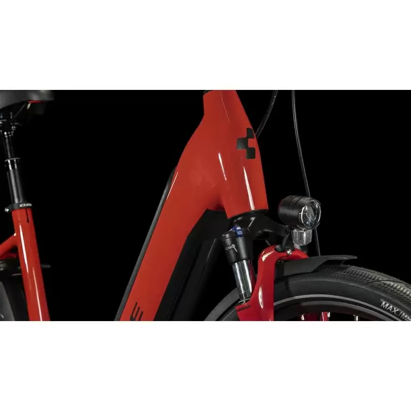 Supreme Sport Hybrid Pro Easy Entry 26'' 500Wh Red/Black 50mm 10v Bosch Performance 2024 Size XXS #4