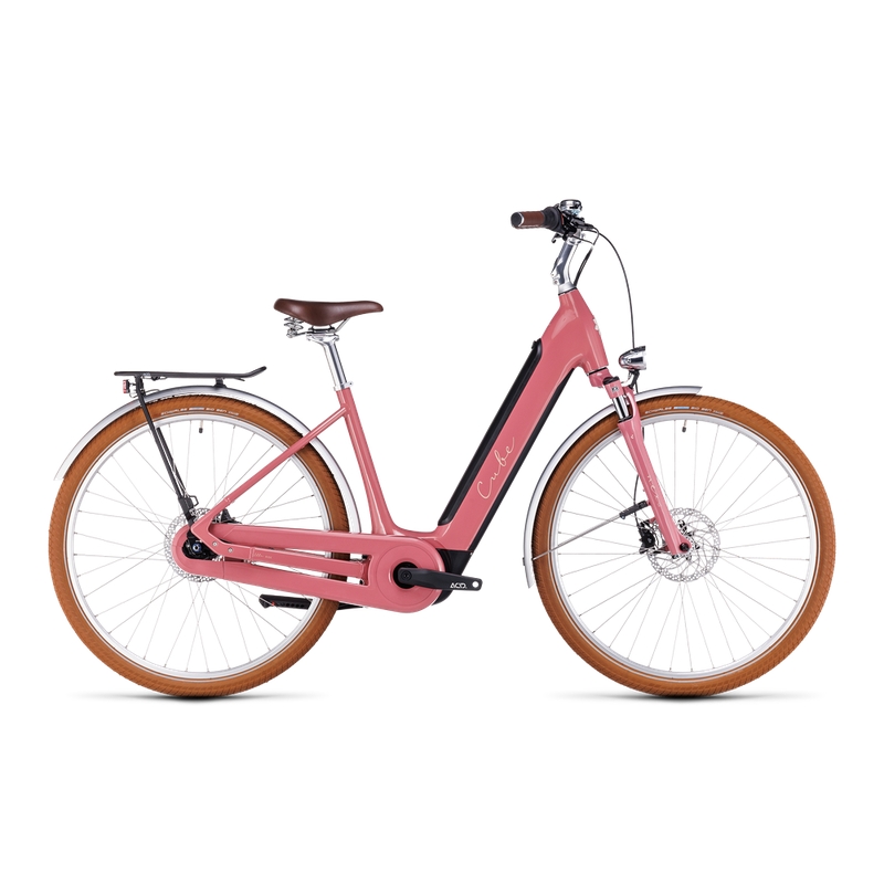 Ella Cruise Hybrid Easy Entry 29'' 500Wh Pink 50mm 1v Bosch Active Plus 2024 Size XS