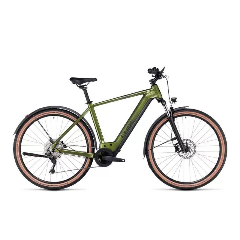 Nuride Hybrid Pro Allroad 29'' 625Wh Verde/Nero 100mm 10v Bosch Performance CX 2024 Taglia L - image