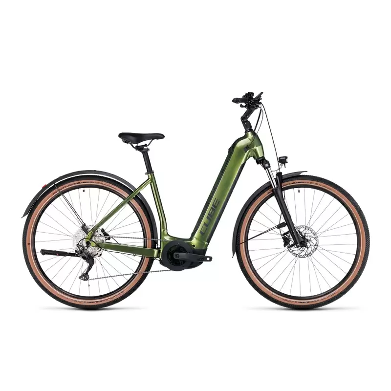 Nuride Hybrid Pro Allroad Easy Entry 29'' 625Wh Green/Black 100mm 10v Bosch 2024 Size XS - image