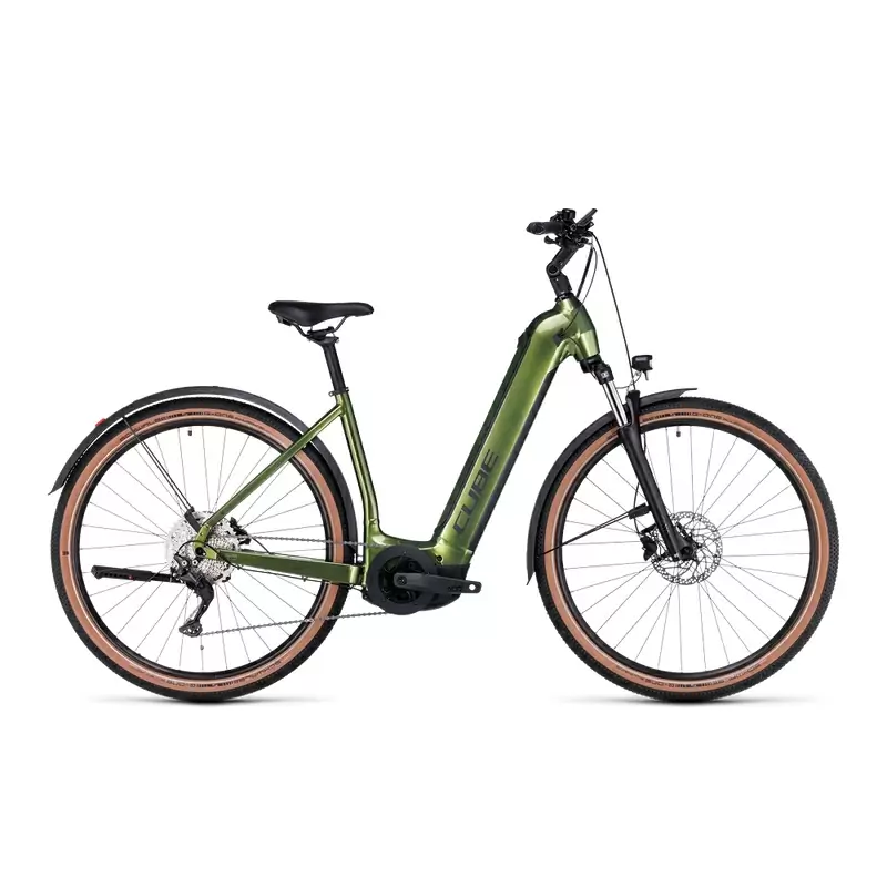 Nuride Hybrid Pro Allroad Easy Entry 29'' 625Wh Verde/Nero 100mm 10v Bosch 2024 Taglia S - image