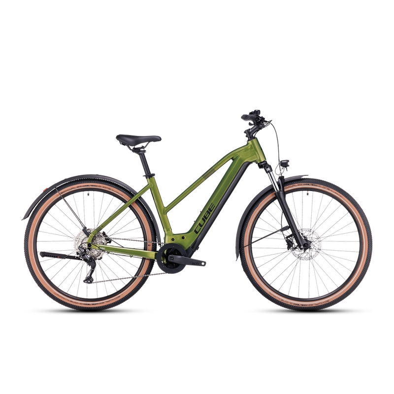 Nuride Hybrid Pro Allroad Trapeze 29'' 750Wh Verde/Nero 100mm 10v Bosch Performance CX 2024 Taglia M