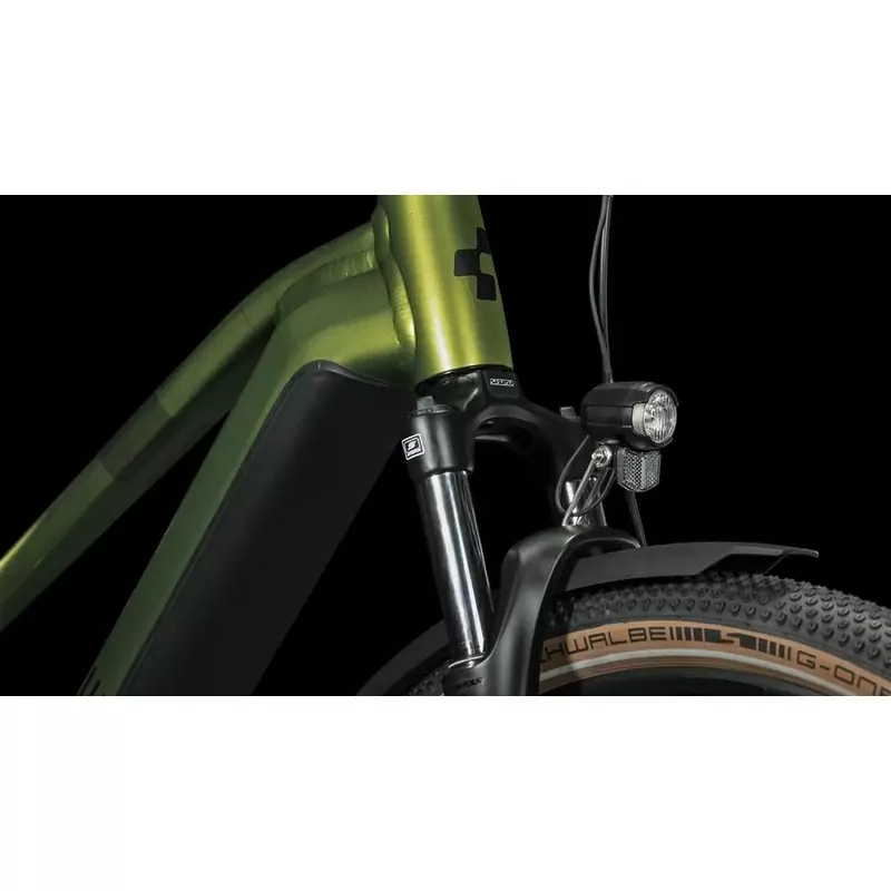 Nuride Hybrid Pro Allroad Trapeze 29'' 750Wh Verde/Nero 100mm 10v Bosch Performance CX 2024 Taglia M #5