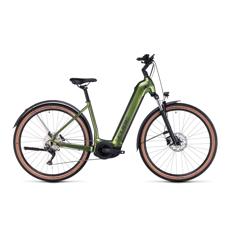 Nuride Hybrid Pro Allroad Easy Entry 29'' 750Wh Verde/Nero 100mm 10v Bosch 2024 Taglia M