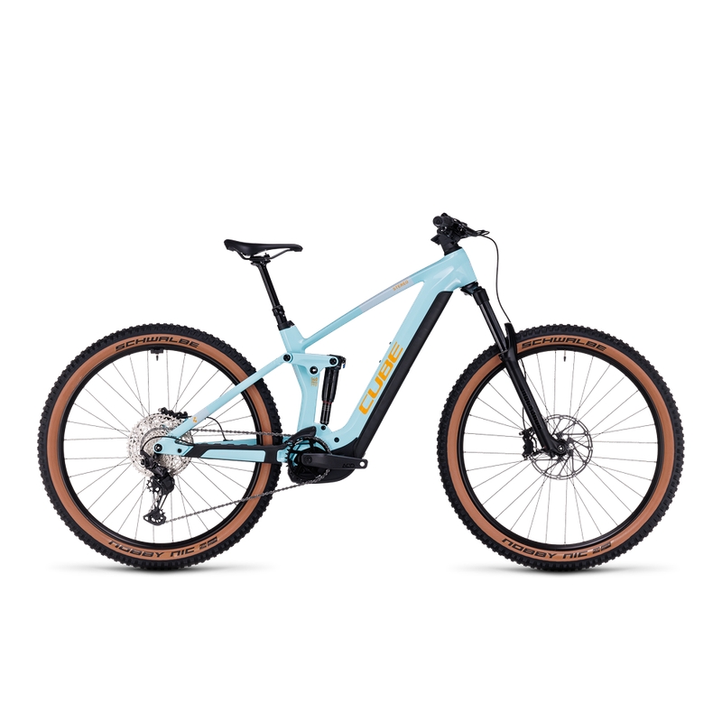 Stereo Hybrid 140 HPC Race 29'' 150mm 12v 750Wh Bosch Performance CX Azzurro/Arancio 2024 Taglia L