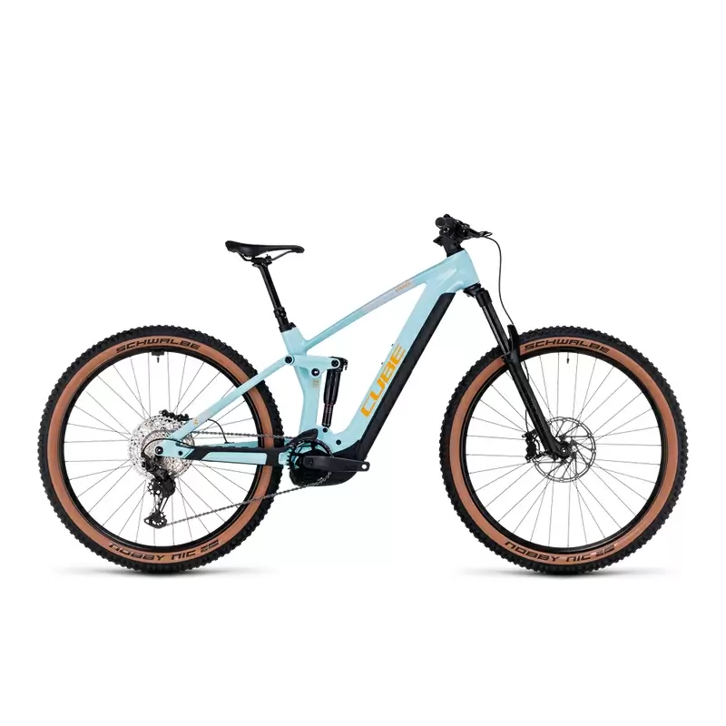 Stereo Hybrid 140 HPC Race 29'' 150mm 12v 750Wh Bosch Performance CX Azzurro/Arancio 2024 Taglia L - image