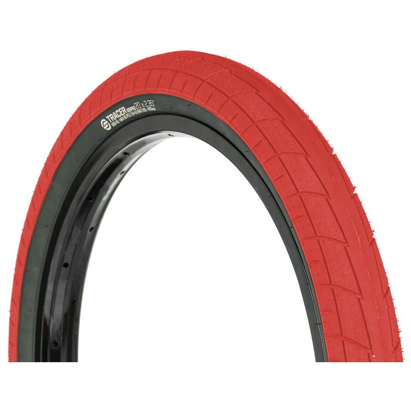 Cubierta BMX TRACER 16'' X 2.2'' Rojo