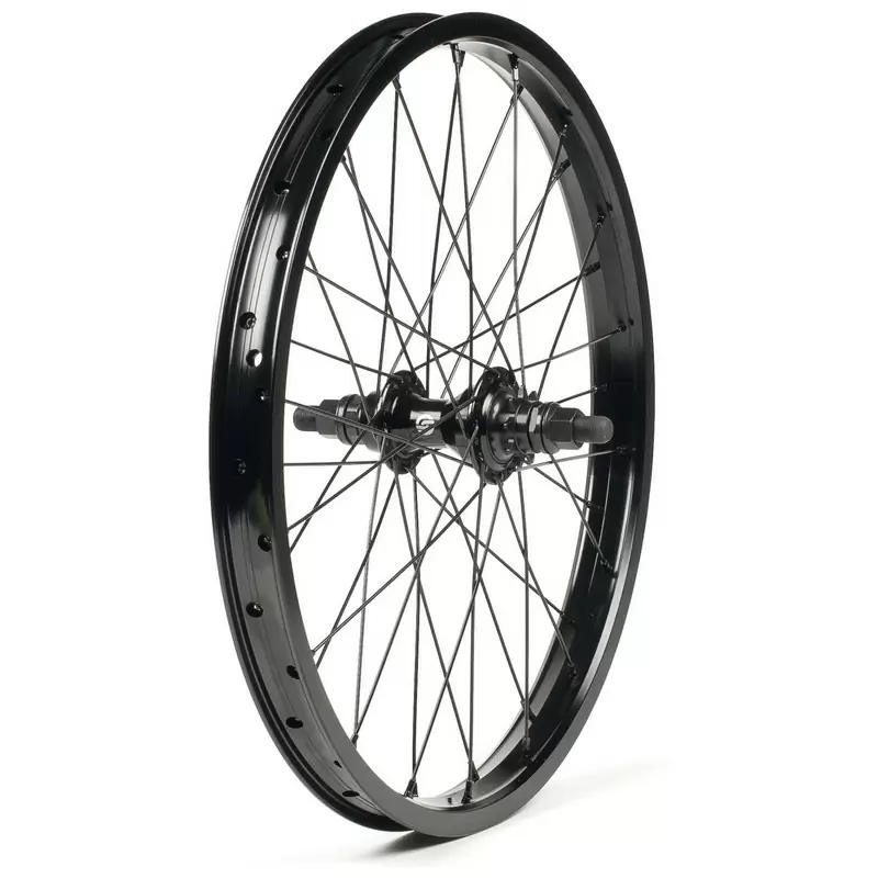 ROOKIE Rueda Trasera BMX 18'' Transmisión Lado Derecho Negro - image