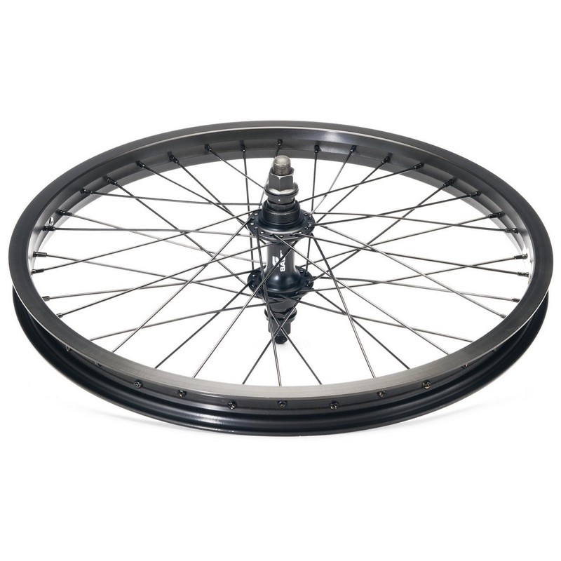 Rueda trasera para BMX Rookie de 16'', transmisión lateral derecha, color negro