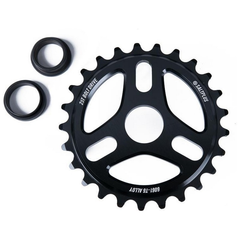 SALTPLUS TRIDENT SPROCKET BMX Kettenblatt Schwarz 28T