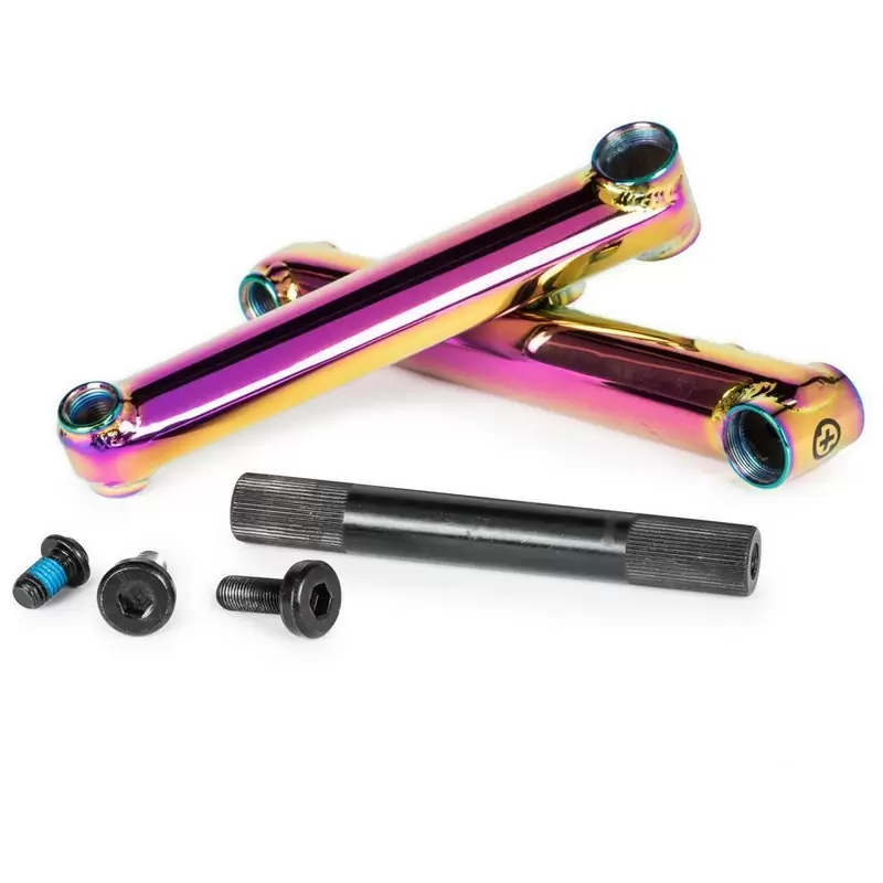 Pedaleira SALTPLUS PRO-48 BMX 22mm Eixo RSD/LSD Compatível 170mm Roxo - image