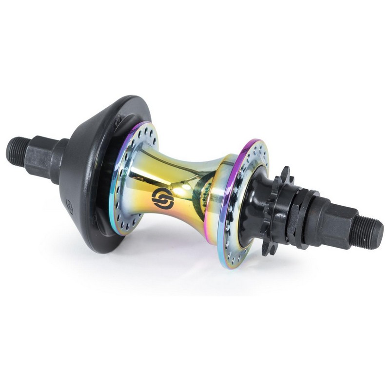 Hintere linke BMX-Nabe Salt Ex 14 mm Achse, 36 Löcher