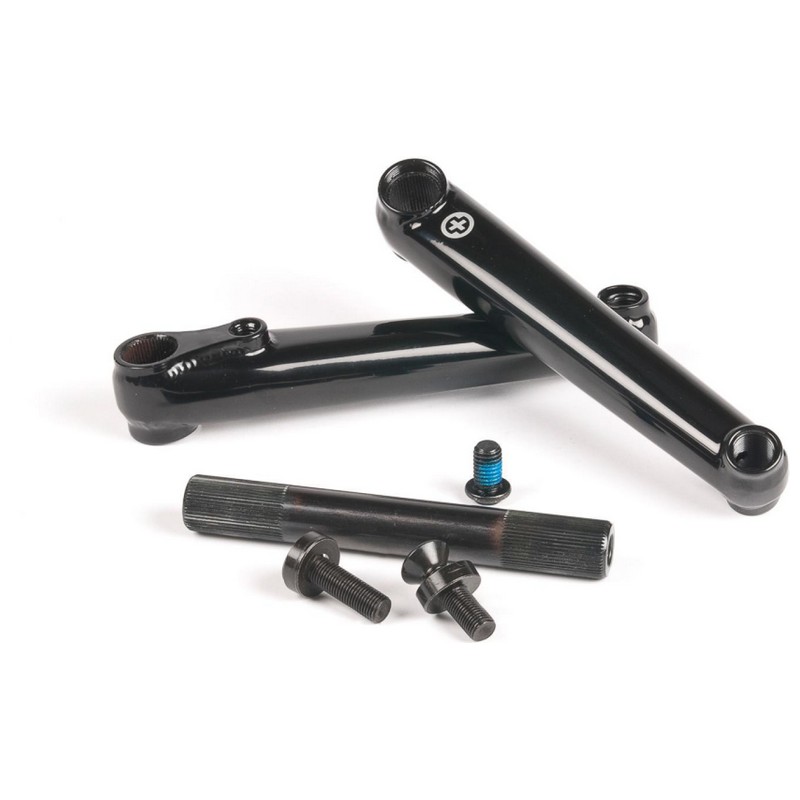 Guarnitura BMX SALTPLUS METRON48 Perno 19mm Compatibile RHD/LHD 165mm Nero