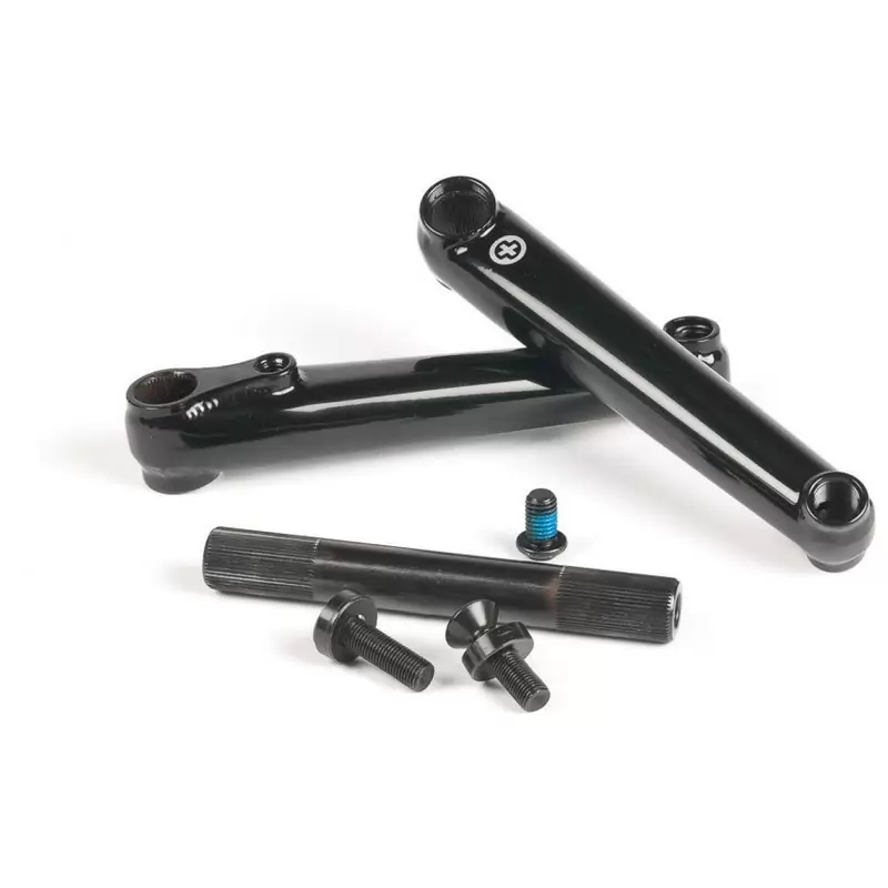 Guarnitura BMX SALTPLUS METRON48 Perno 19mm Compatibile RHD/LHD 165mm Nero - image