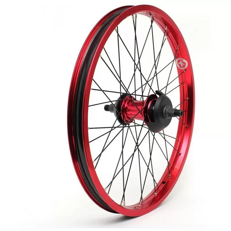 Everest Freecoaster 20'' Rueda Trasera BMX Transmisión Lado Izquierdo Rojo - image