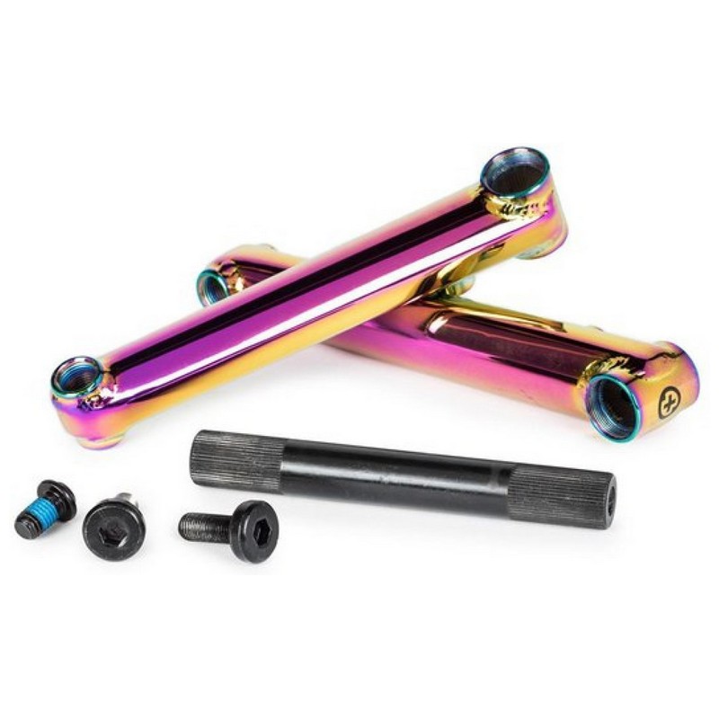 SALTPLUS PRO48 BMX Crankset 19mm Axle RSD/LSD Compatible 165mm Purple