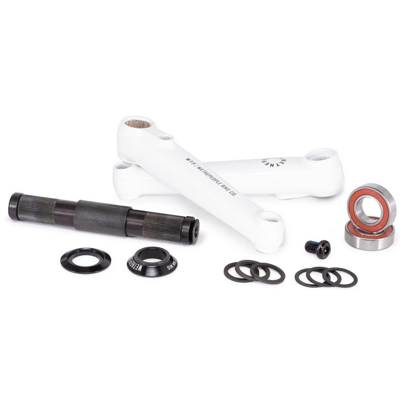 Bielas BMX LOGIC Eje 22mm Compatible RSD/LSD 175mm Blanco