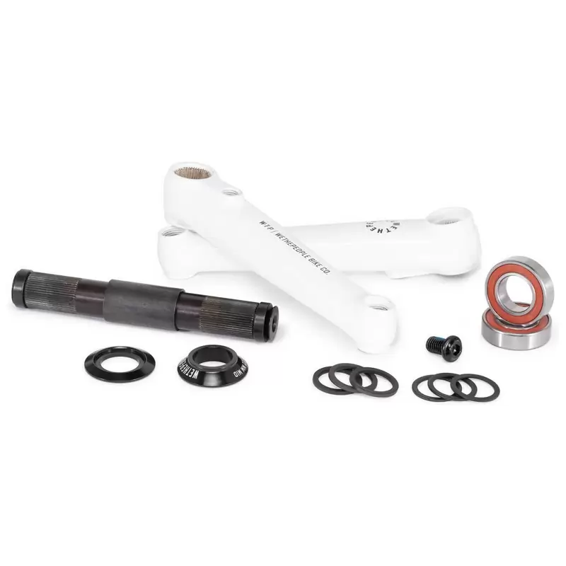 Bielas BMX LOGIC Eje 22mm Compatible RSD/LSD 175mm Blanco - image