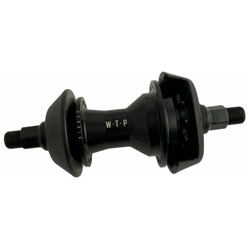 BMX Hub Rear Left Freecoaster Hybrid 9D 36 Holes Hollow Axle 14mm Black
